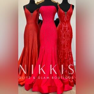 Red Evening Gown